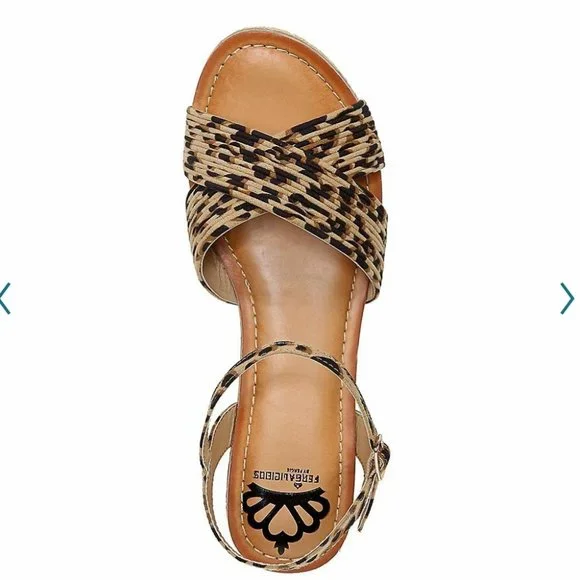 FERGALICIOUS WOMEN’S ESPADRILLE WEDGE SANDALS - Picture 3 of 12